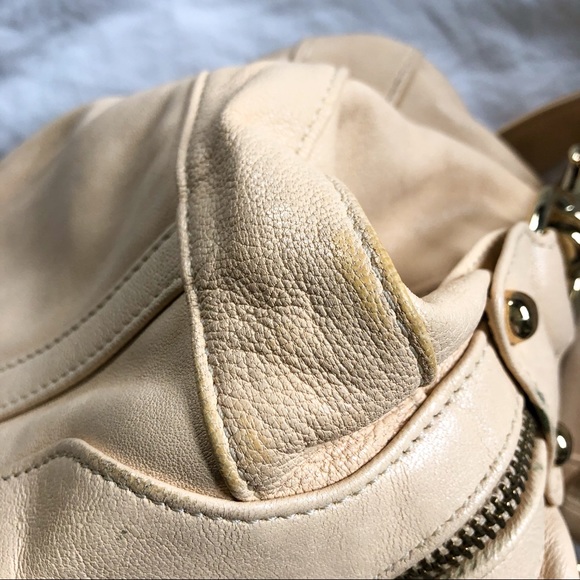 Rebecca Minkoff MAB satchel bag in peachy cream - Picture 9 of 16